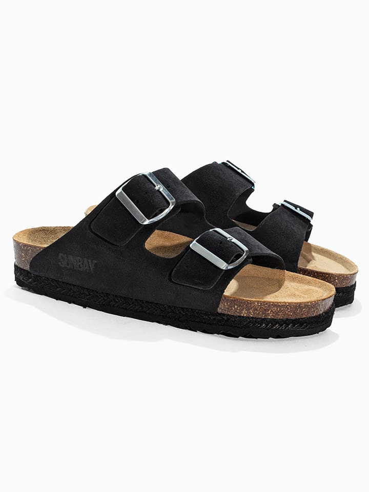 Sunbay Klapki "Turmero" w kolorze czarnym rozmiar: 37