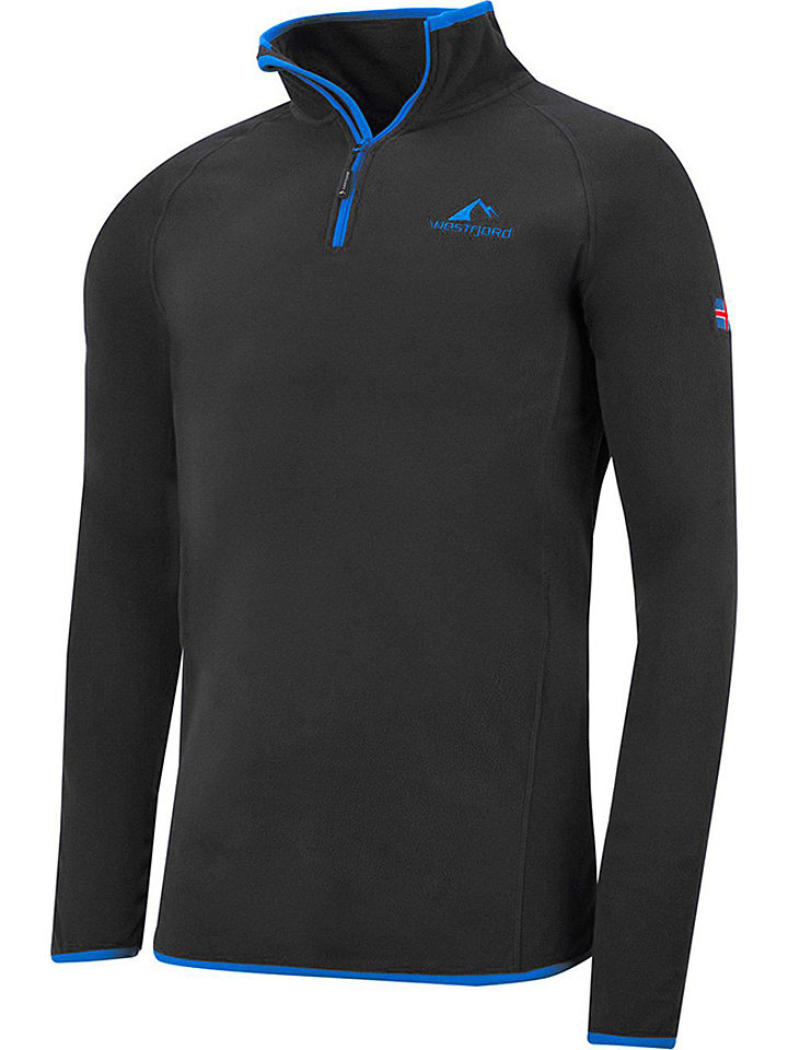 Westfjord Bluza polarowa "Hekla" w kolorze antracytowo-niebieskim rozmiar: L