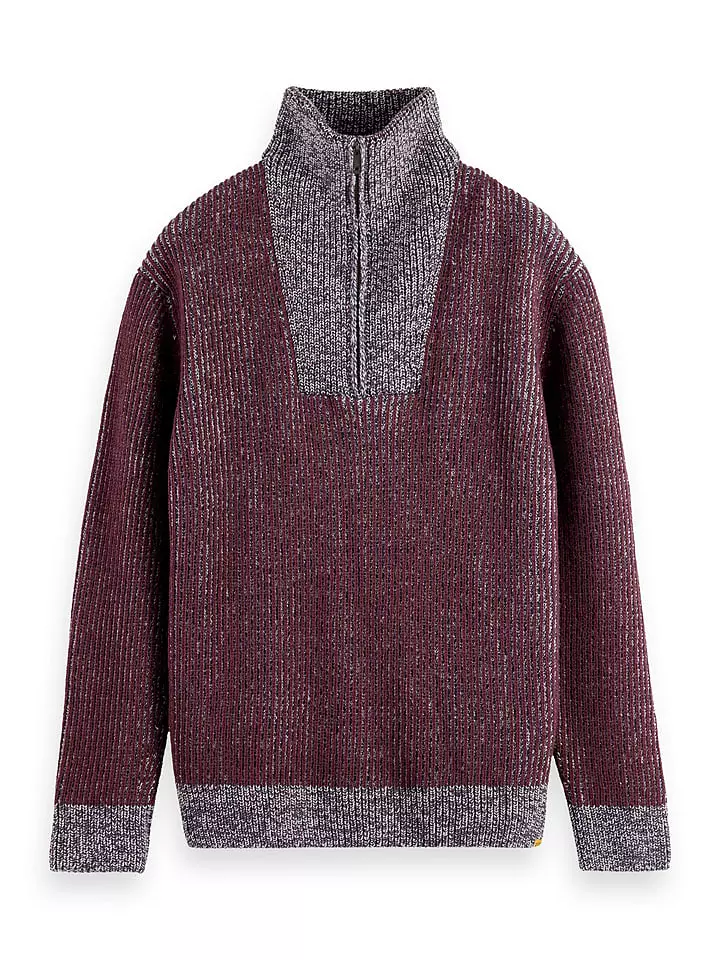 Scotch & Soda Sweter w kolorze bordowym rozmiar: M