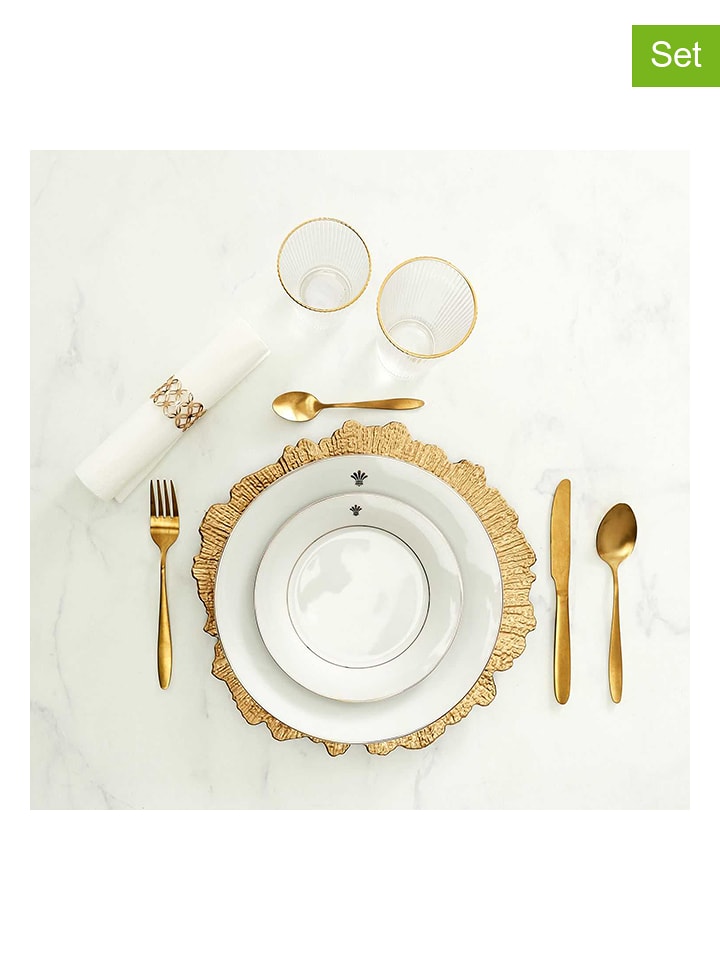 every ware Talerze (4 szt.) w kolorze złotym - Ø 33 cm (produkt niespodzianka) rozmiar: onesize