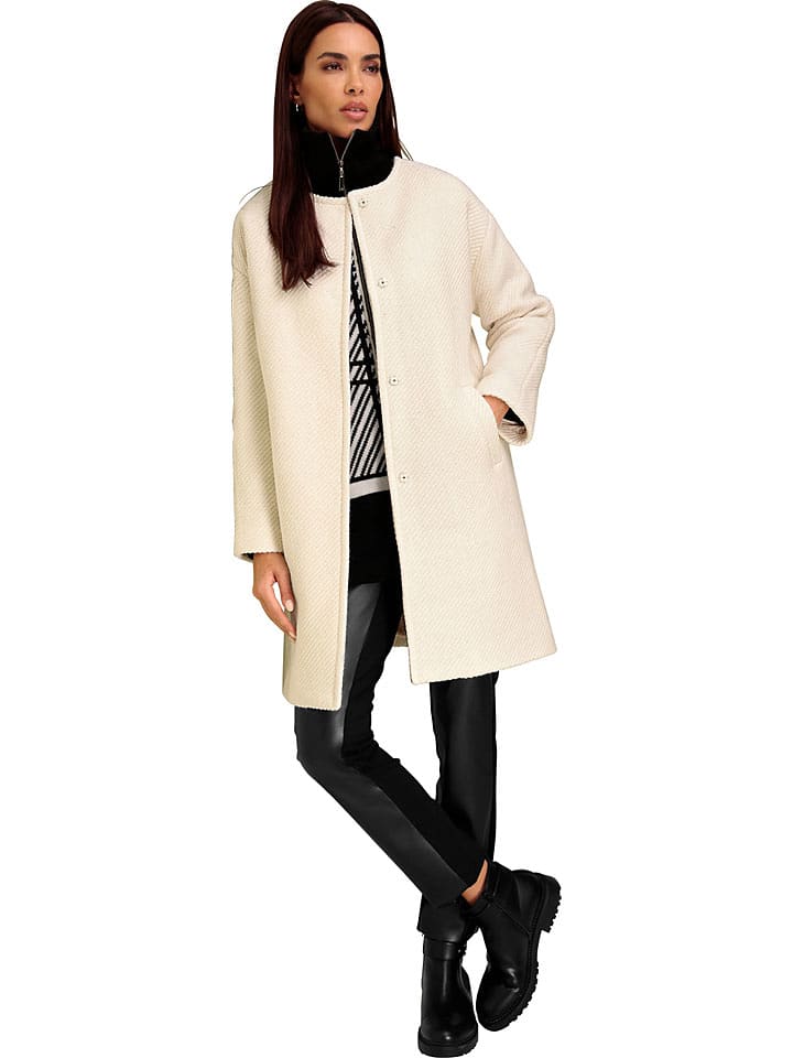 Heine Spodnie w kolorze czarnym ze skóry syntetycznej rozmiar: 38