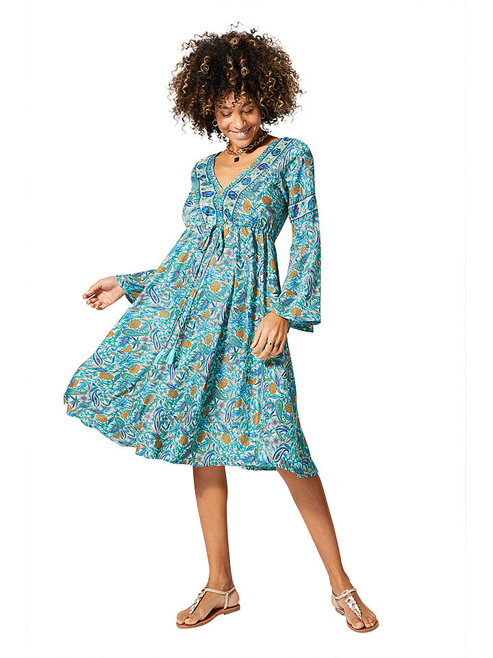 Aller Simplement Sukienka w kolorze turkusowym rozmiar: 34/36