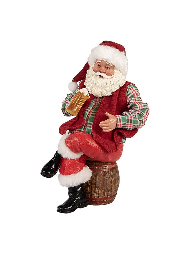 Clayre & Eef Figurka dekoracyjna ze wzorem - wys. 24 cm rozmiar: onesize