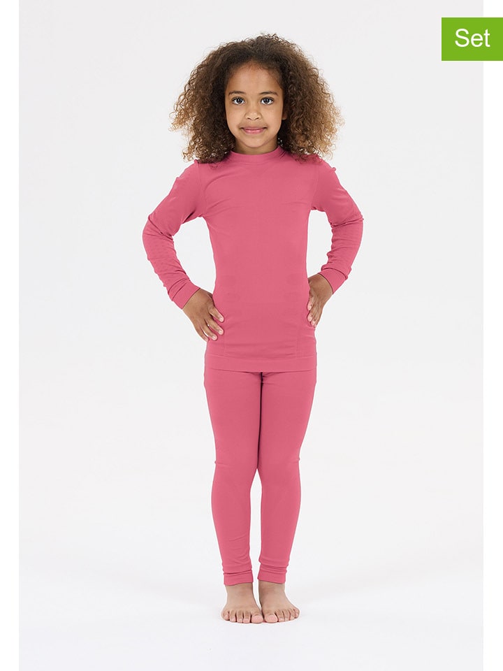 Zigzag 2-częściowy zestaw funkcyjny "Gualala" w kolorze różowym rozmiar: 140-152