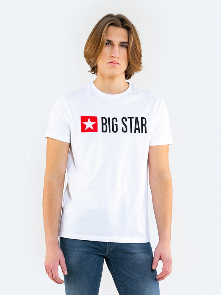 BIG STAR Koszulka w kolorze kremowym rozmiar: S