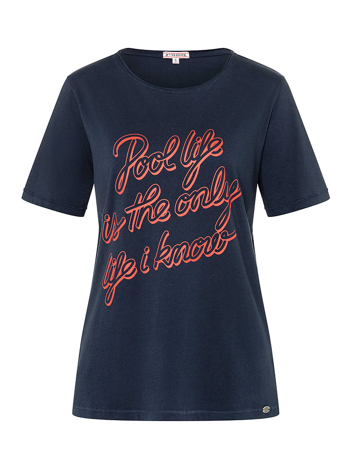 Timezone Koszulka w kolorze granatowym rozmiar: L