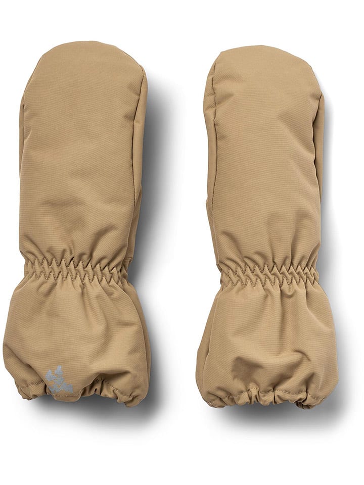 Wheat Rękawiczki funkcyjne "Monta" w kolorze beżowym rozmiar: 116-128