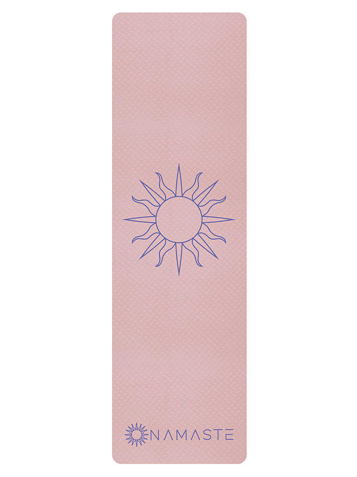 Onamaste Mata sportowa w kolorze jasnoróżowym ze wzorem - 181 x 61 x 0,50 cm rozmiar: onesize