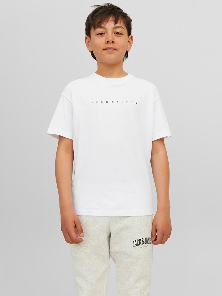 JACK & JONES Junior Koszulka w kolorze białym rozmiar: 152