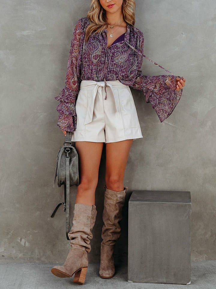 Milan Kiss Bluzka w kolorze fioletowym rozmiar: XL