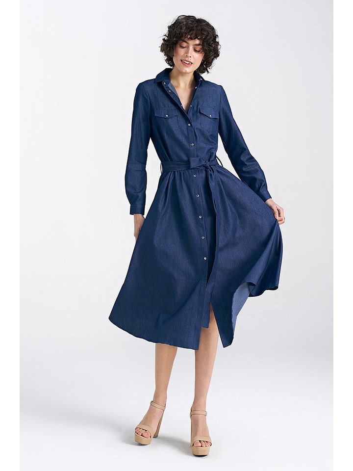 Nife Sukienka w kolorze granatowym rozmiar: 38