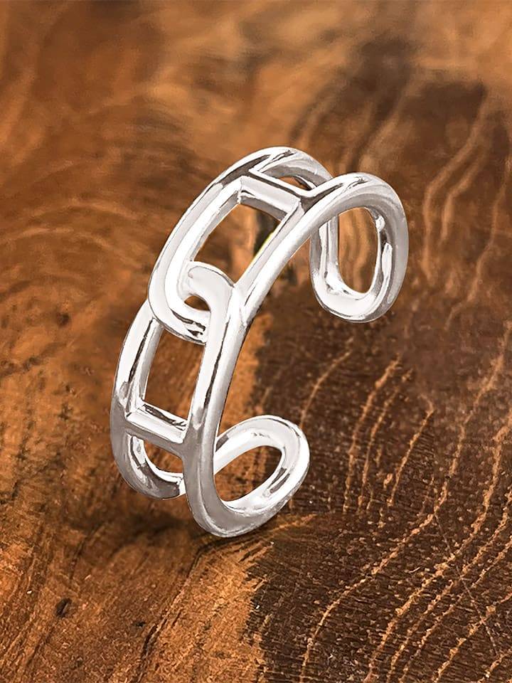 Eclat d'Argent Srebrny pierścionek rozmiar: 58