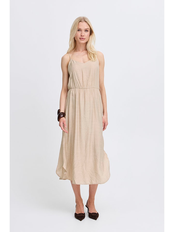 b.young Sukienka w kolorze beżowym rozmiar: 42