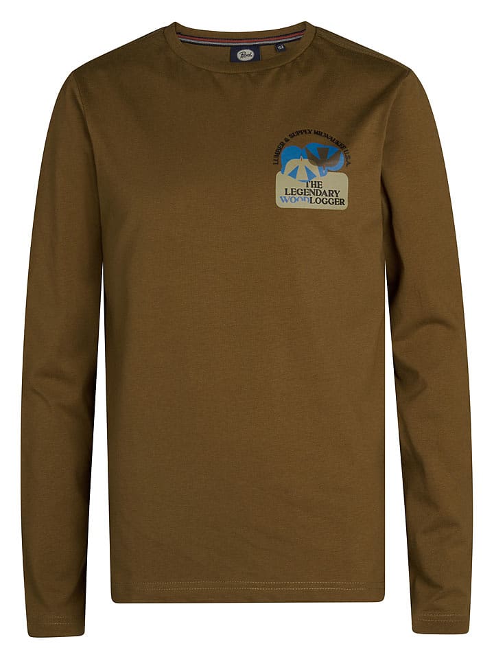 Petrol Industries Koszulka w kolorze brązowym rozmiar: 176