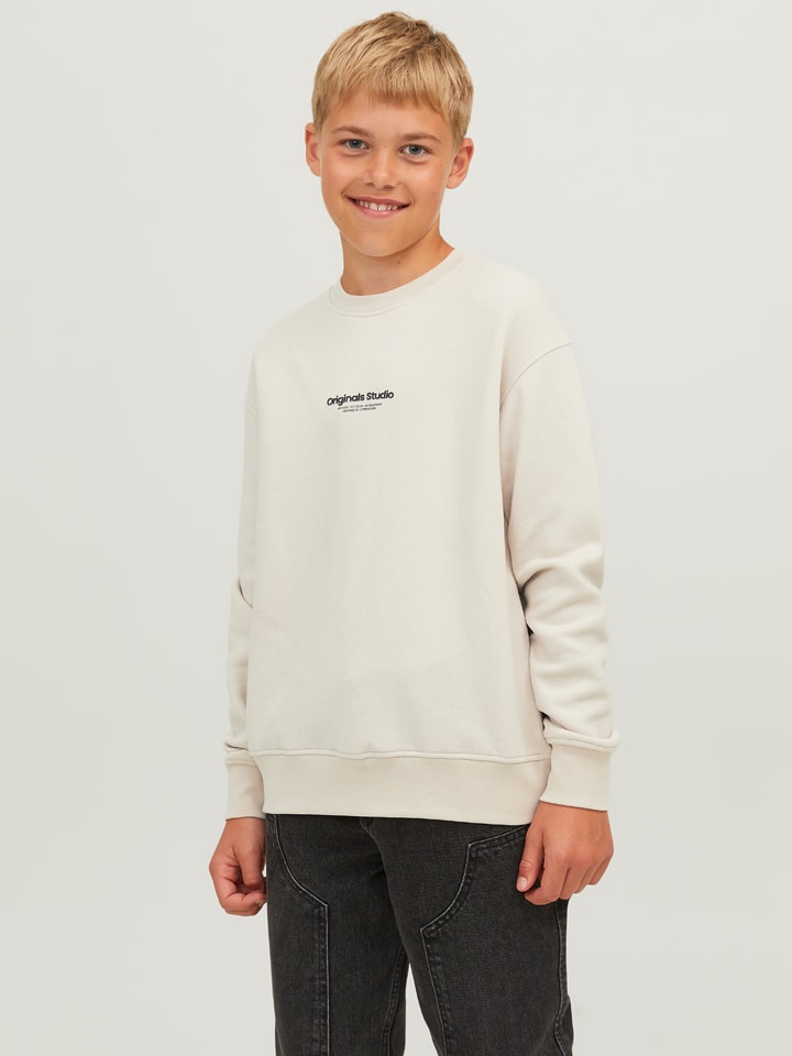 JACK & JONES Junior Bluza w kolorze białym rozmiar: 128