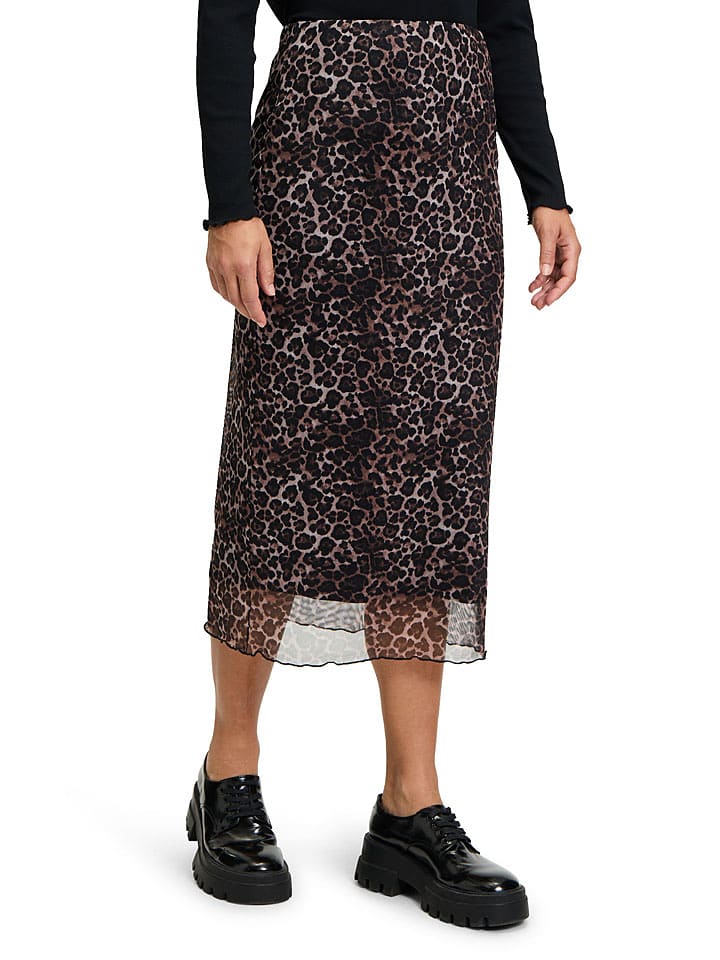 CARTOON Spódnica w kolorze czarno-brązowym rozmiar: 36