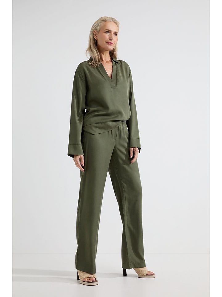 Josephine & Co Spodnie "Angelo" w kolorze khaki rozmiar: 40