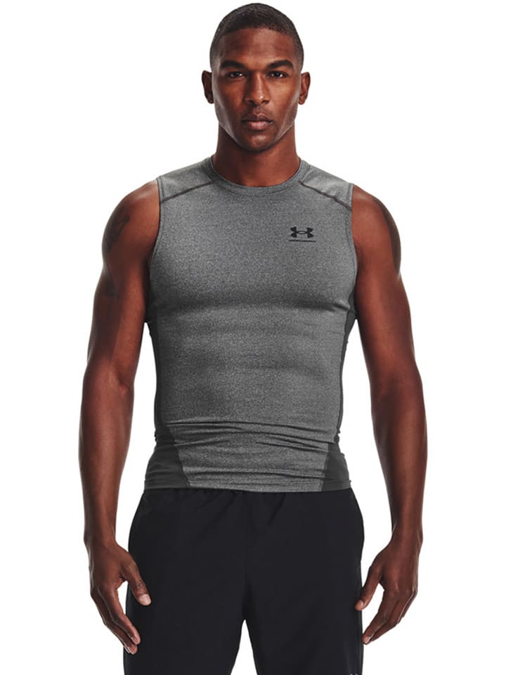 Under Armour Top funkcyjny w kolorze szarym rozmiar: XL