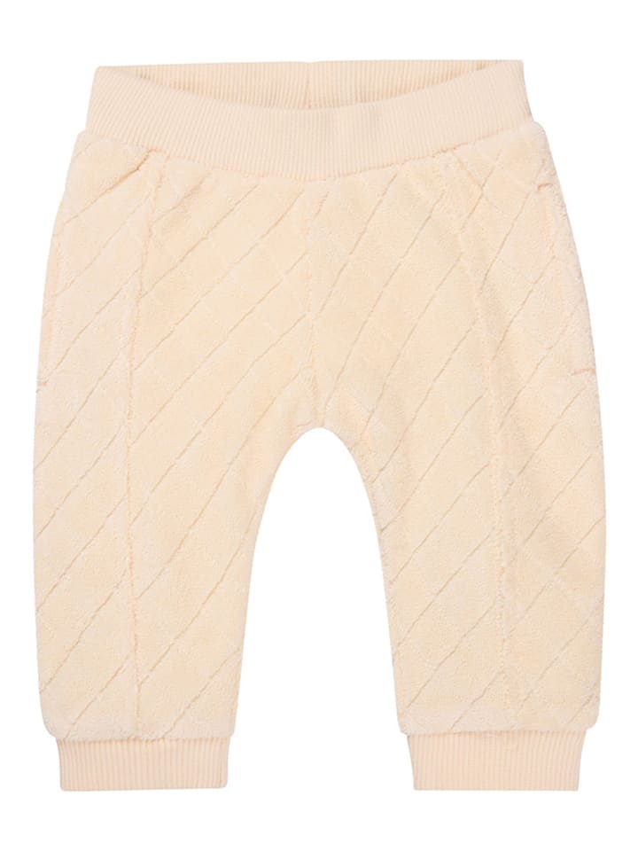 Noppies Spodnie dresowe "Gruson" w kolorze kremowym rozmiar: 86