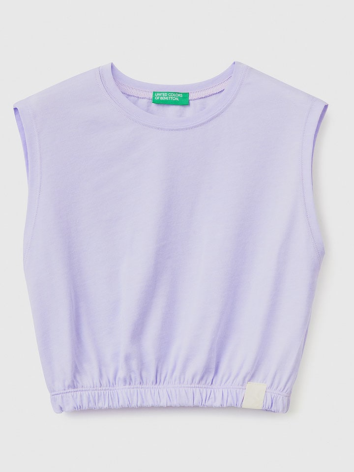 Benetton Top w kolorze fioletowym rozmiar: 130