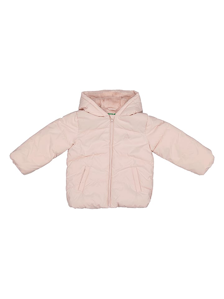 Benetton Kurtka pikowana w kolorze jasnoróżowym rozmiar: 104