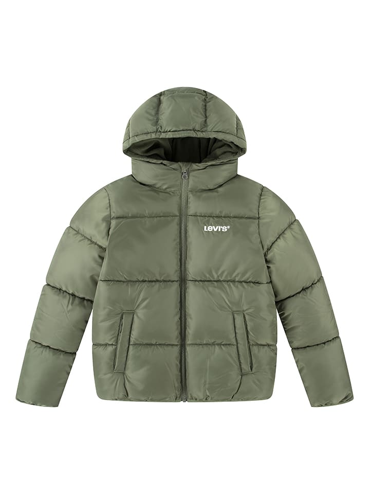 Levi's Kids Kurtka pikowana w kolorze khaki rozmiar: 140