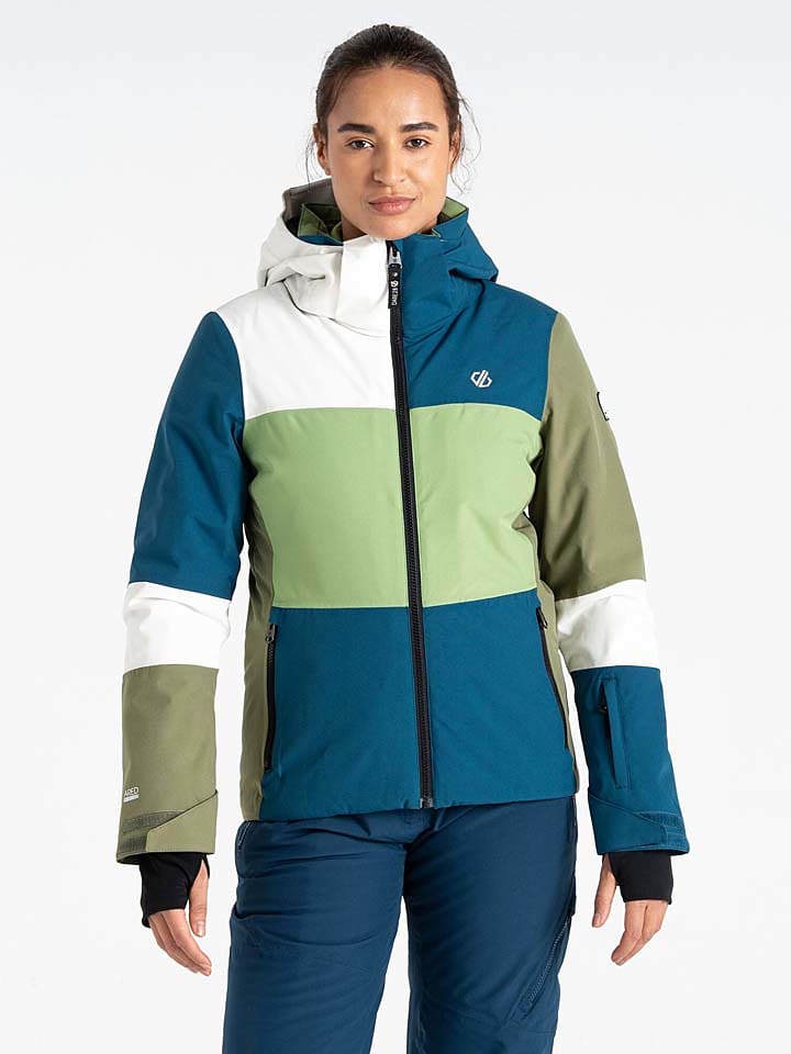 Dare 2b Kurtka narciarska "Banded" w kolorze niebiesko-zielonym rozmiar: 34