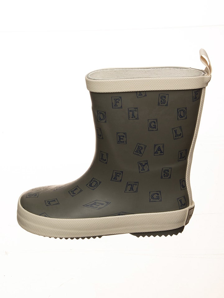 POM POM Kalosze w kolorze oliwkowo-beżowym rozmiar: 25