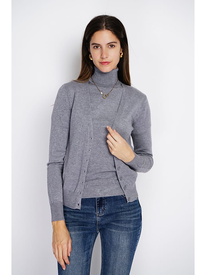 ASSUILI 2-częściowy zestaw w kolorze szarym rozmiar: 42