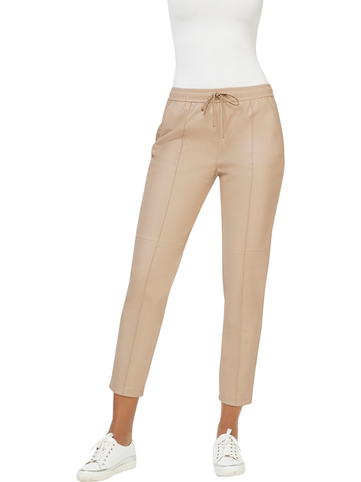 WITT WEIDEN Spodnie w kolorze beżowym rozmiar: 50