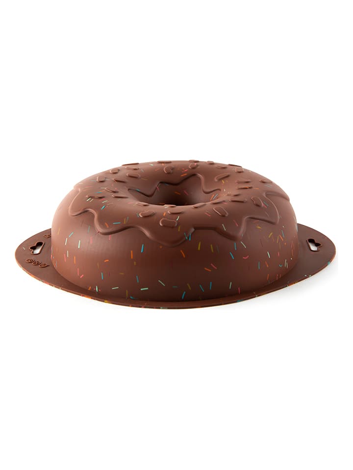 Trendy Kitchen by EXCÉLSA Forma "Donuts" w kolorze brązowym do pieczenia - Ø 22 cm rozmiar: onesize