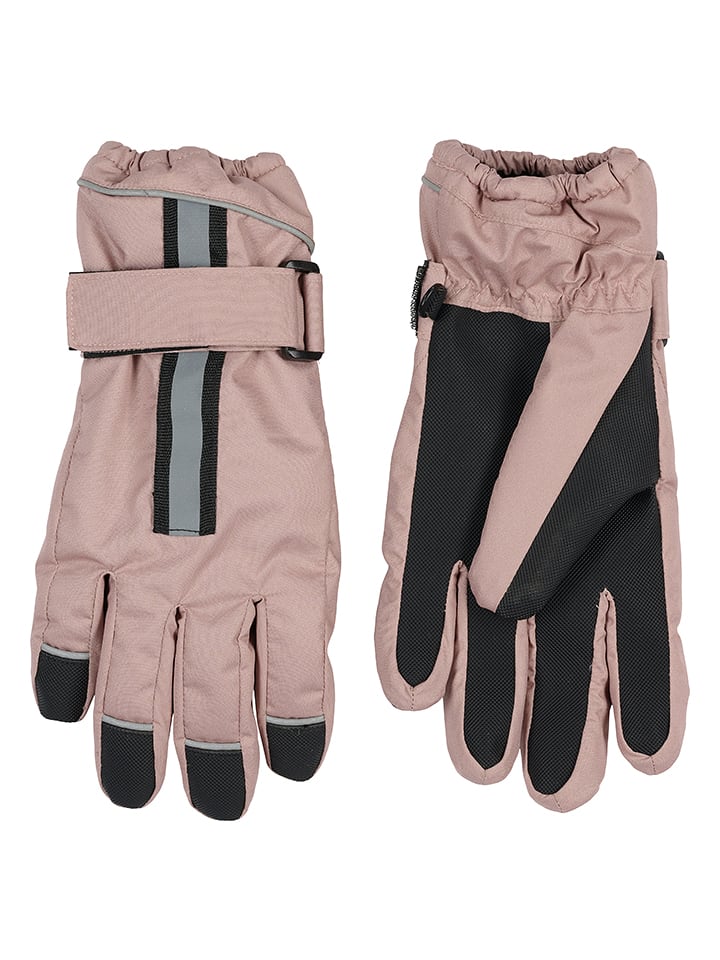 COLD Rękawiczki "Softy" w kolorze szaroróżowym rozmiar: 146/152