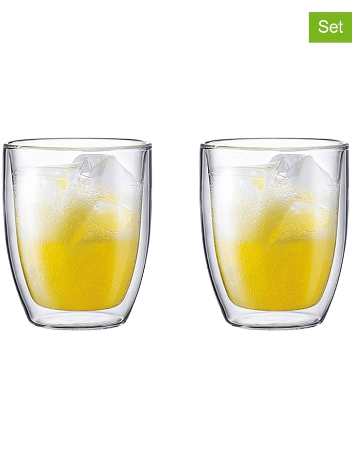 bodum Szklanki termiczne (2 szt.) "Bistro" - 450 ml rozmiar: onesize