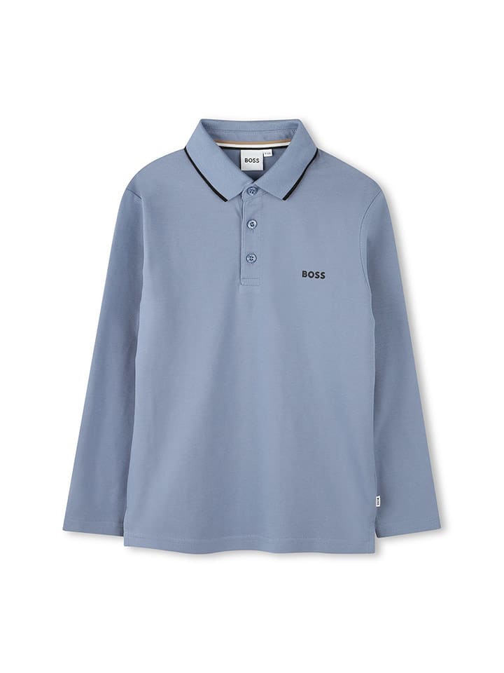 Hugo Boss Kids Koszulka polo w kolorze błękitnym rozmiar: 104