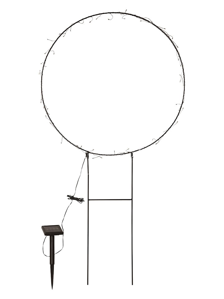 STAR Trading Solarna dekoracja LED w kolorze czarnym - wys. 100 cm rozmiar: onesize