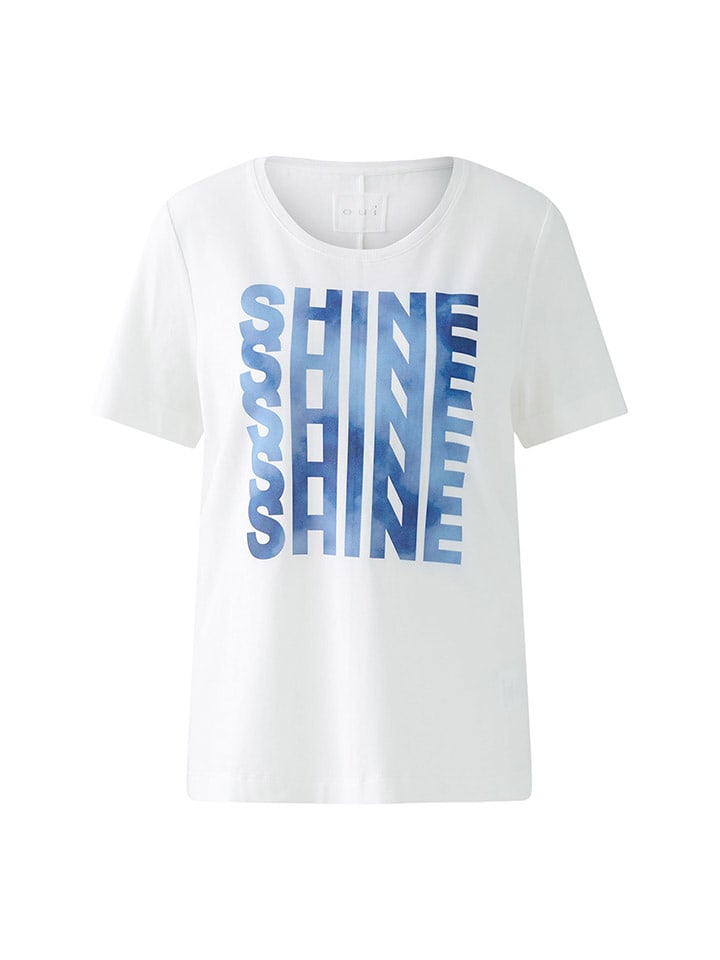 Oui Koszulka w kolorze białym rozmiar: 34