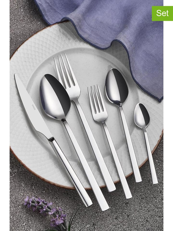 Hermia 36-częściowy zestaw sztućców w kolorze srebrnym rozmiar: onesize