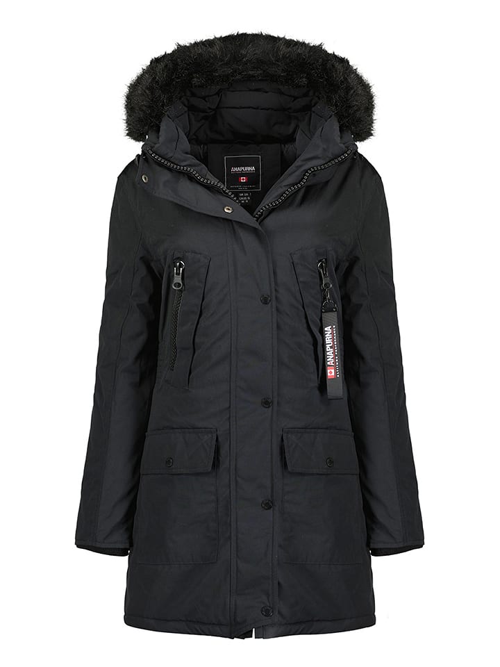 ANAPURNA Parka "Cortinana" w kolorze czarnym rozmiar: XL