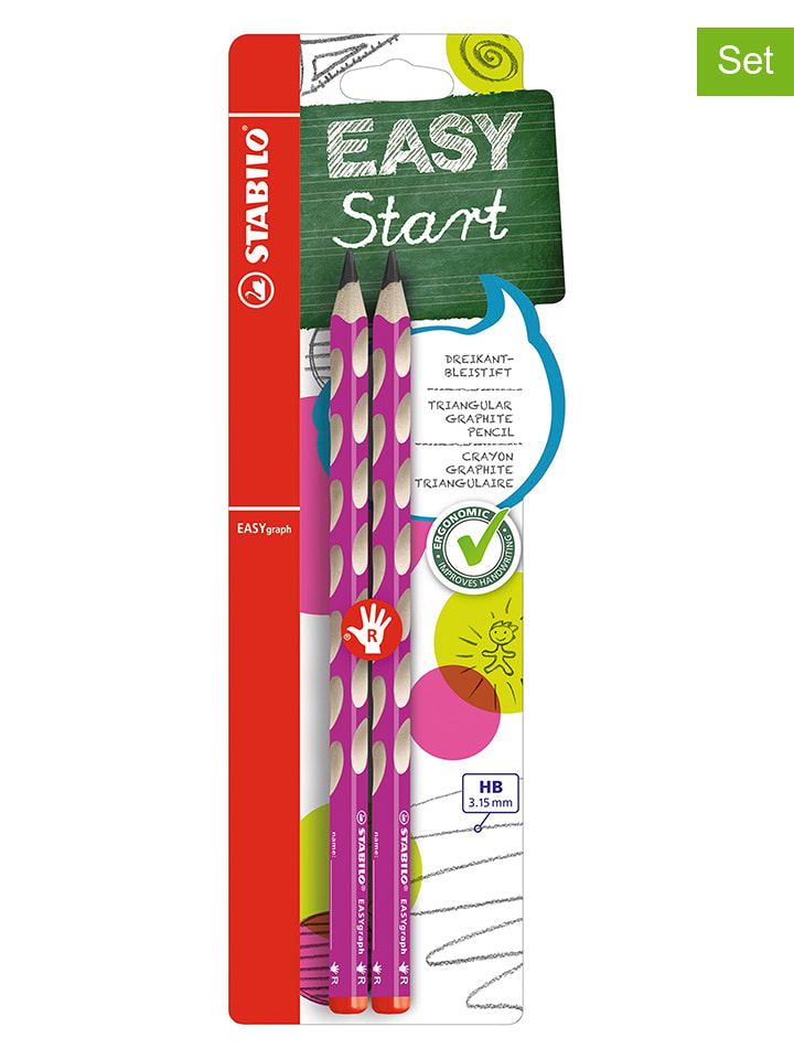 STABILO Ołówki (4 szt.) "STABILO EASYgraph" dla osób praworęcznych rozmiar: onesize