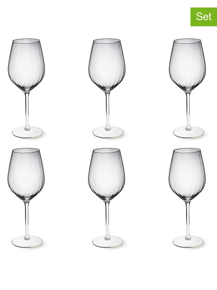 Trendy Kitchen by EXCÉLSA Kieliszki (6 szt.) "Alba" do wina - 500 ml rozmiar: onesize