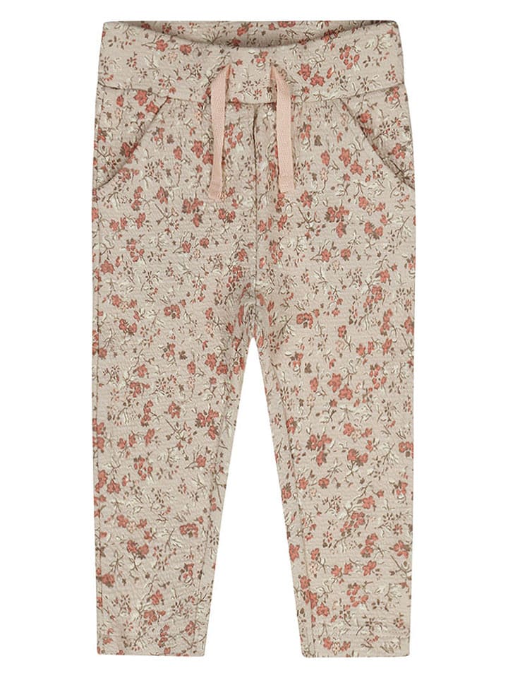 Dirkje Spodnie dresowe w kolorze beżowym rozmiar: 68