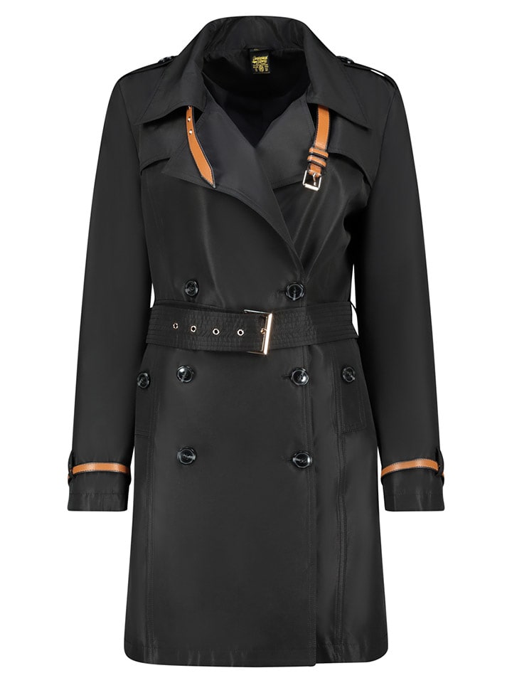 Geographical Norway Płaszcz przejściowy "Belindou" w kolorze czarnym rozmiar: XXL