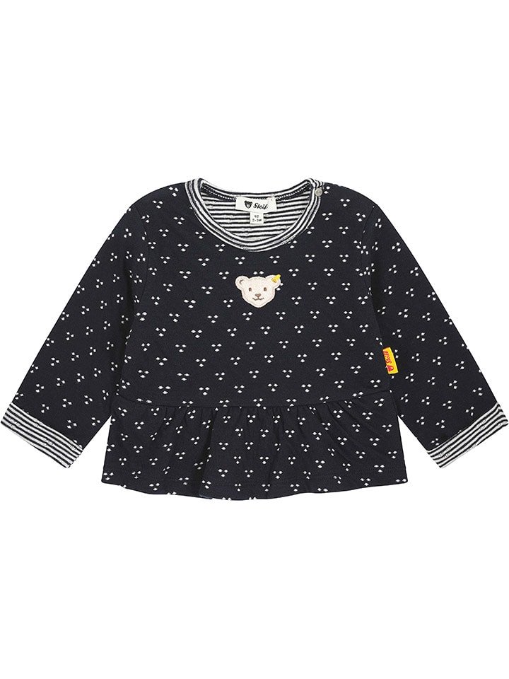 Steiff Koszulka w kolorze czarnym rozmiar: 62