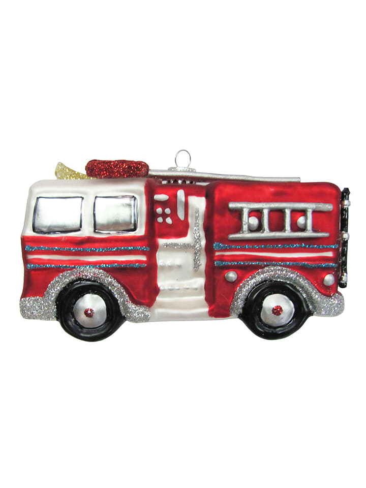 Krebs Glas Lauscha Ozdoba choinkowa w kolorze czerwonym - szer. 13 cm rozmiar: onesize