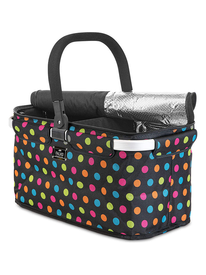 Falko Kosz "Falko Duo" ze wzorem na zakupy - 48 x 27 x 28 cm rozmiar: onesize