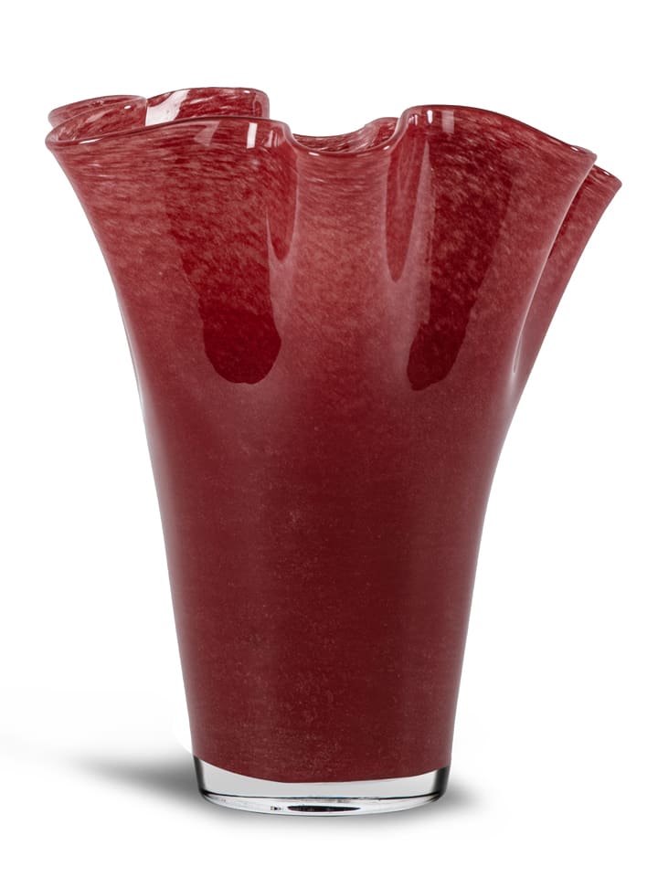 Sagaform Wazon "Viva" w kolorze czerwonym - wys. 24,5 x Ø 20 cm rozmiar: onesize