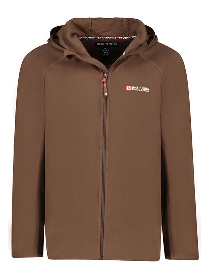 ANAPURNA Kurtka polarowa "Tugoodana" w kolorze brązowym rozmiar: XXL