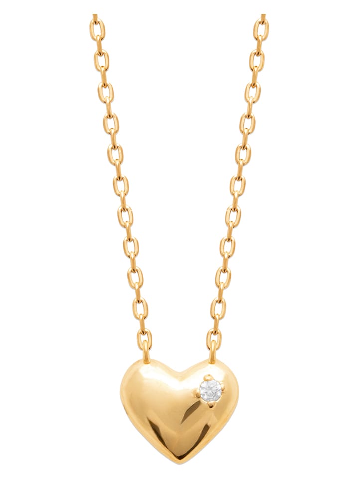 L'Atélier Précieux Pozłacany naszyjnik z elementem ozdobnym - dł. 45 cm rozmiar: onesize