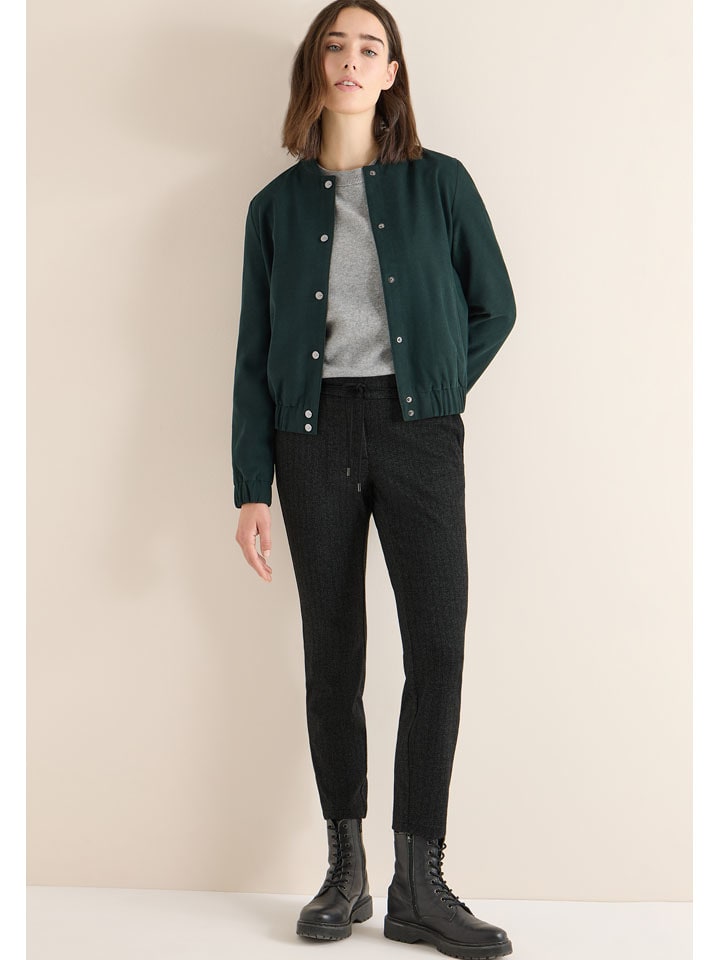 Cecil Spodnie dresowe w kolorze antracytowym rozmiar: M/L28