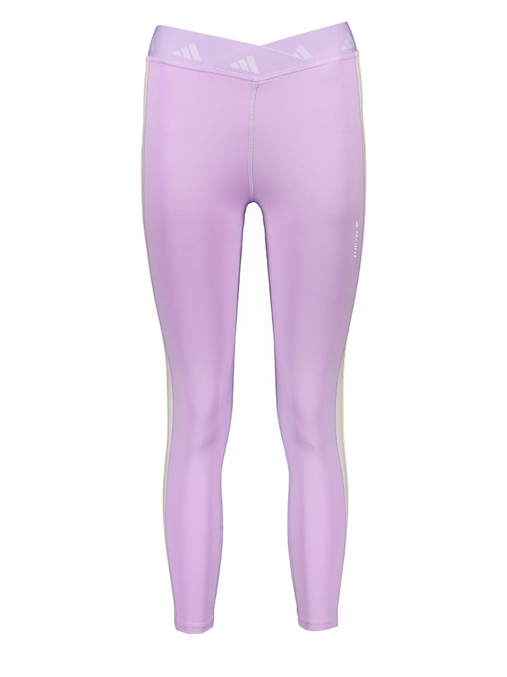 adidas Legginsy sportowe "TRN" w kolorze fioletowym rozmiar: S